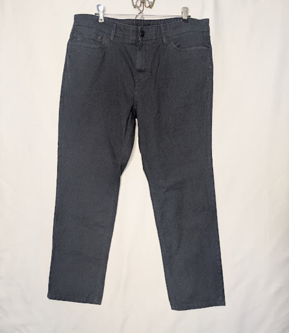 ENGLISH LAUNDRY Mens Blue Textured Cotton Twill Pants 38 X 30
